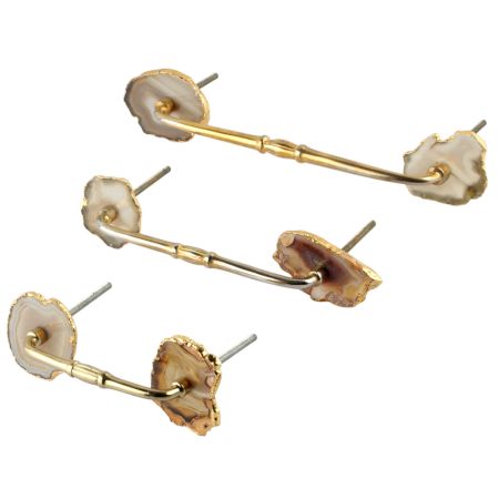 Natural Agate Stone Bridge Handles Online